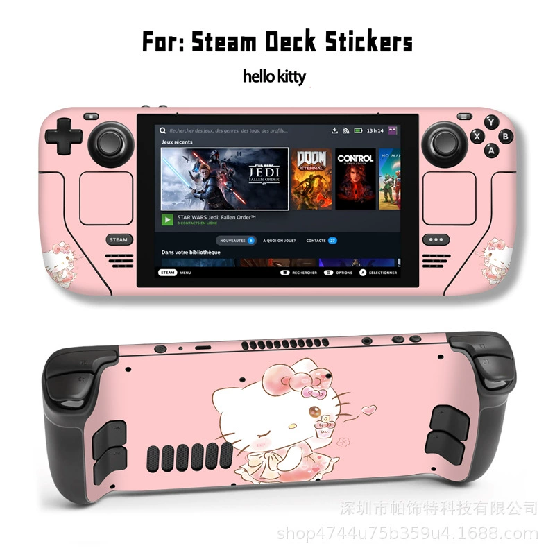 Подходит для наклейки Steam Deck, наклейка на Steam Deck Patch, Steam Panda, вручную, персональный пиксель