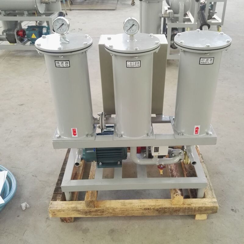 Ylb50 Hand-Push Oil Filter Machine in Stock, Three-Stage Precision Oil Filtration Cart