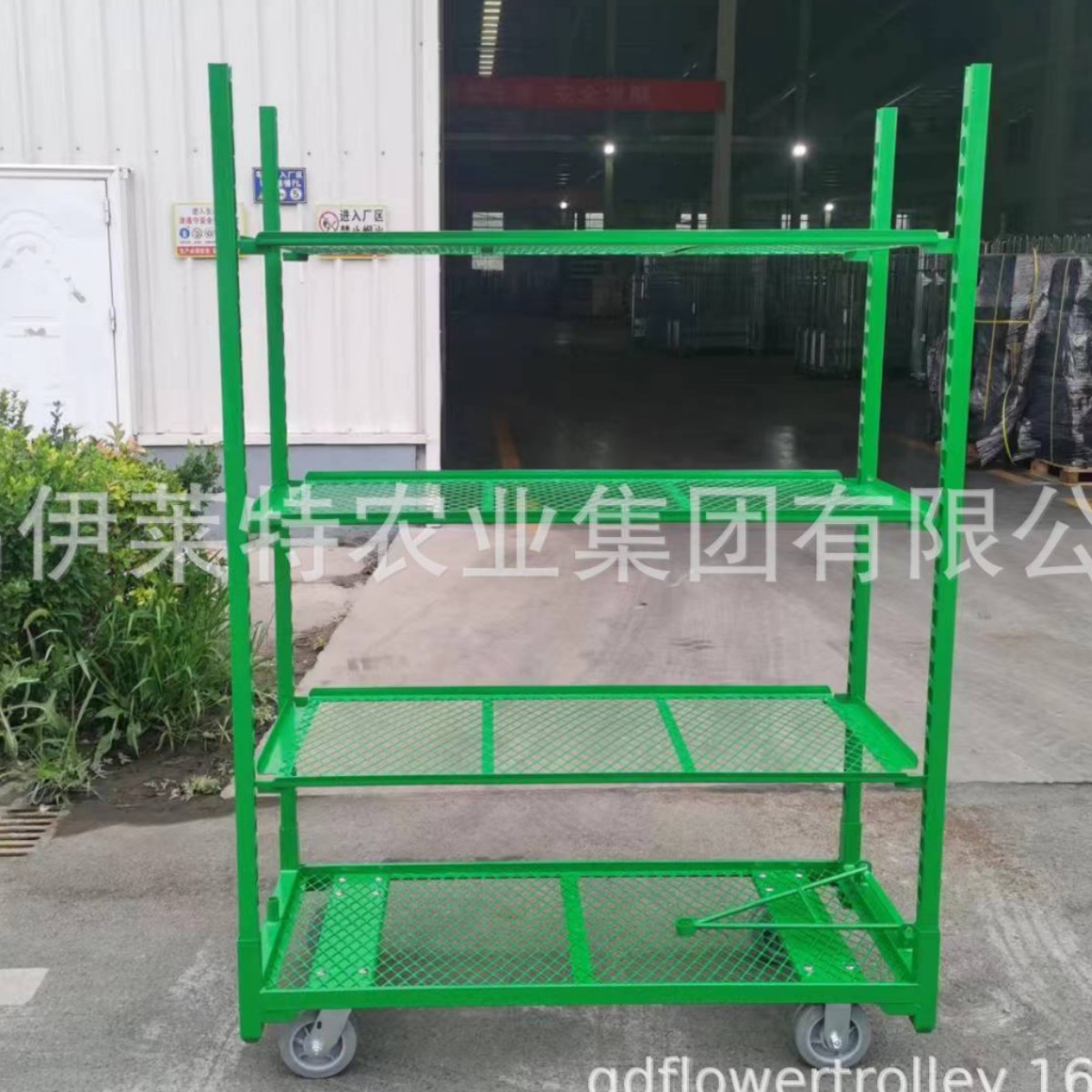 厂家直销 蔬菜育苗花车， 拉板网台车 1500*565催芽育苗车