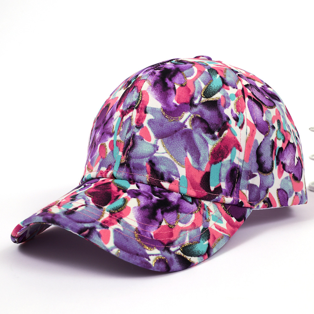 Nueva gorra de béisbol impresa primavera y verano al aire libre protección solar sol sombrero casual moda casquillo enarbolado