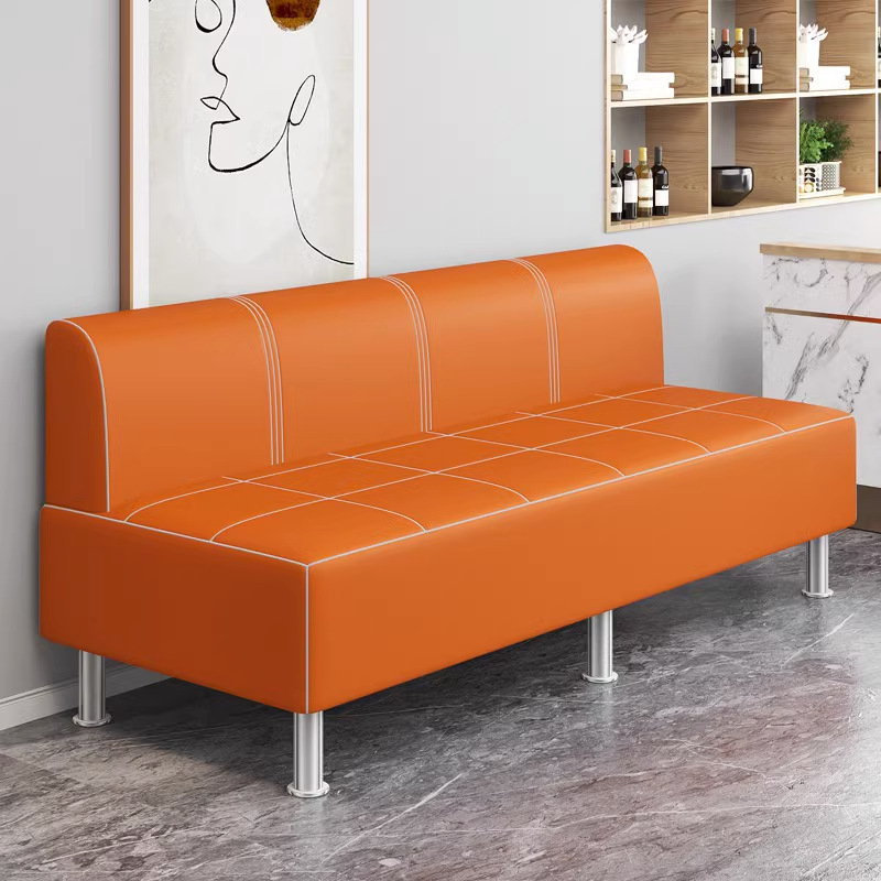 Fábrica directa salón de peluquería sofá salón de peluquería sofá de espera sofá salón de peluquería rojo invitados silla de espera image 7