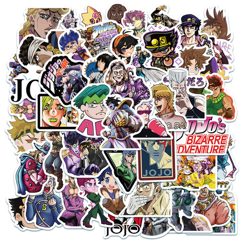 A large collection of cross-border anime graffiti stickers in various styles, luggage, notebooks, guitars, skateboards, waterproof stickers