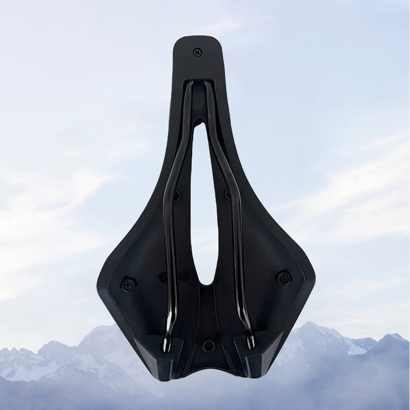 Cojín de bicicleta PU hueco sillín de bicicleta diseño de ranura sillín de bicicleta de montaña asiento de bicicleta