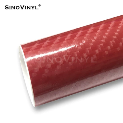Kalek 5D6D Car Carbon Automotive Film - 15218-m-6d-carbon-fiber-red