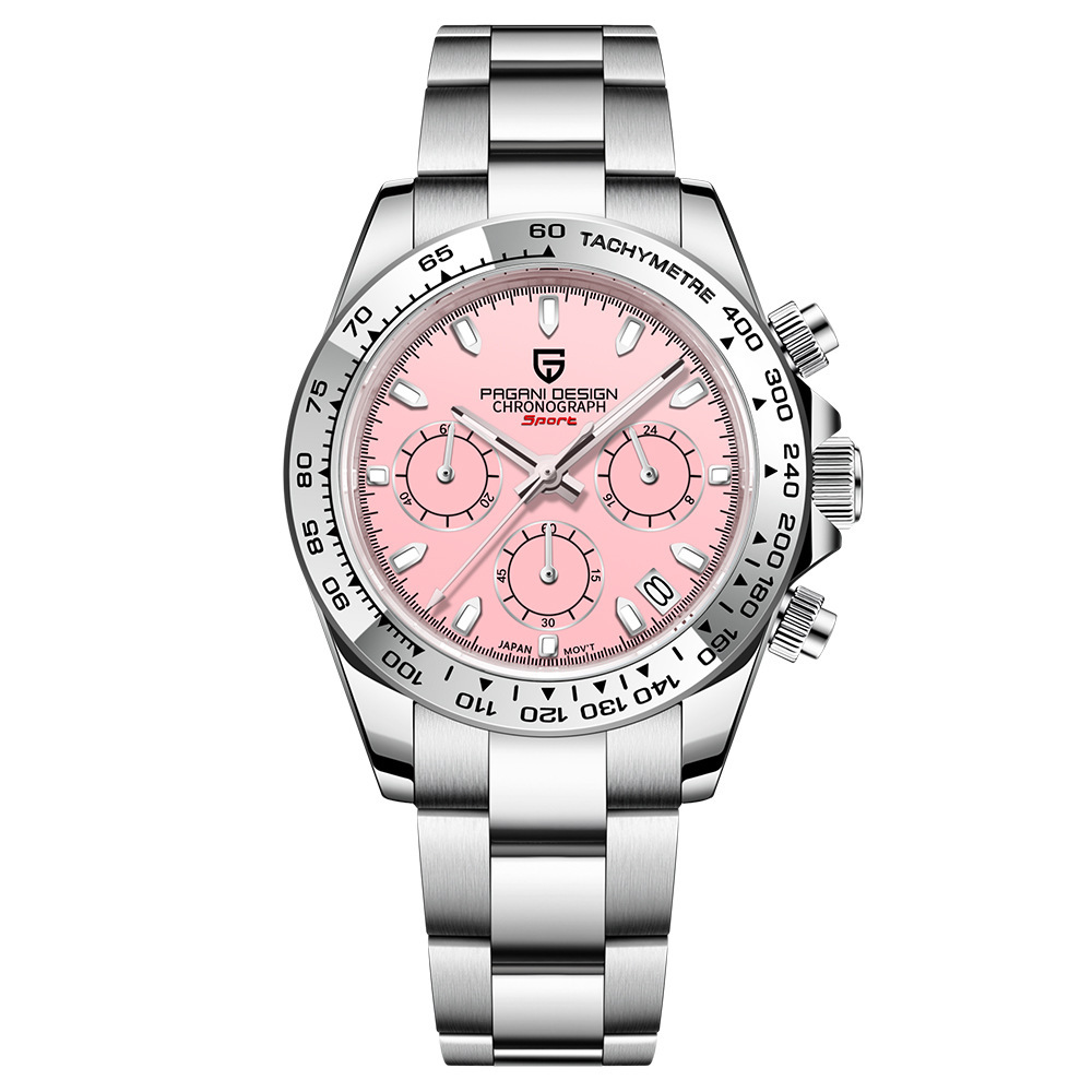 Bojiani Pagani diseño reloj de hombre multifunción cronógrafo reloj de cuarzo para hombre PD1727
