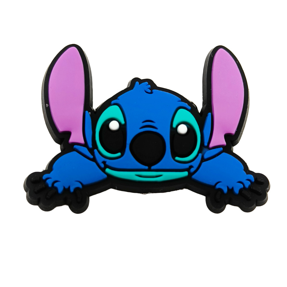 かわいい漫画スティッキシリーズ洞靴花pvcソフトガーデン靴diy装飾ボタン