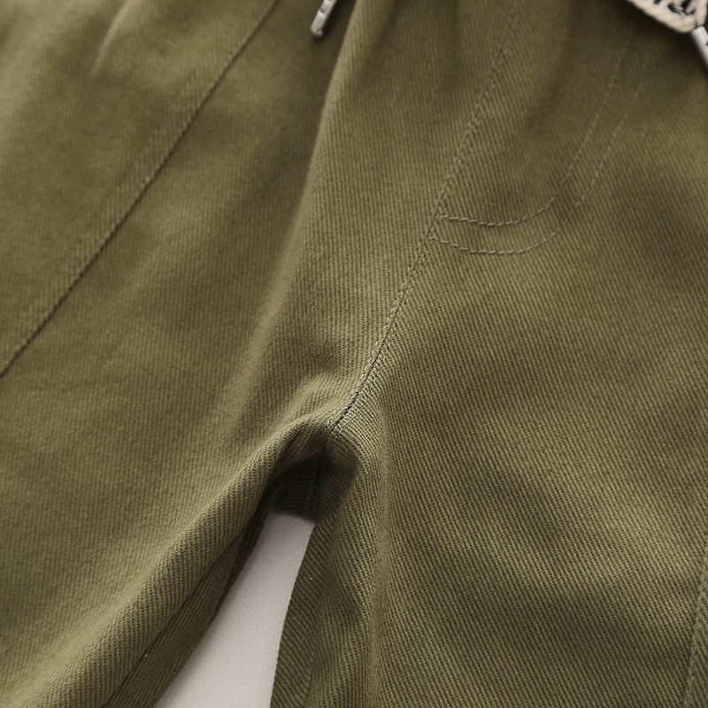 Conjunto de dos piezas con leggings casuales y suéter para niños pequeños y medianos con nuevo diseño teñido anudado que da sensación de primavera_voghion.com