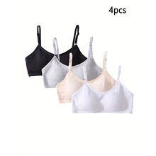 V 59634 Cotton Student Bra Fixed Cup ��ɫѧ������ �羳