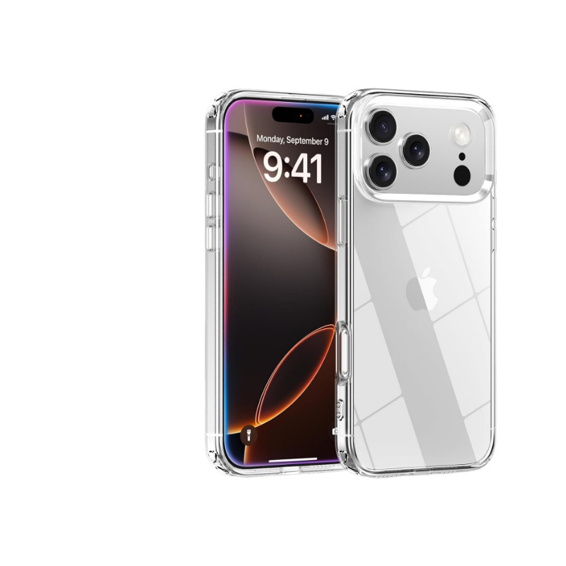 Apple 17 caso de teléfono celular para iPhone17Pro caso de teléfono celular transparente caso de protección de aire caso de teléfono celular a prueba de caídas 2mm
