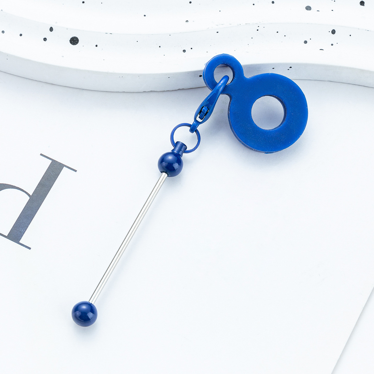 DIY cuentas de paja de silicona colgante para 8mm - 10mm taza de agua paja de silicona decoración fábrica al por mayor