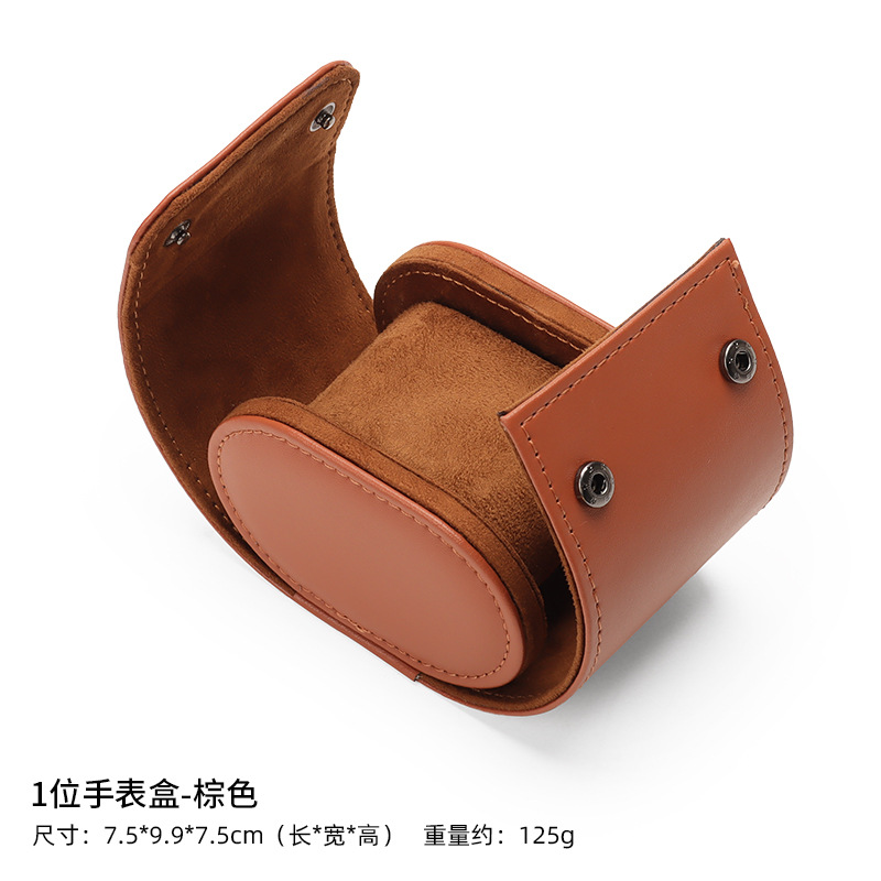 다크 브라운 1 비트 시계 상자