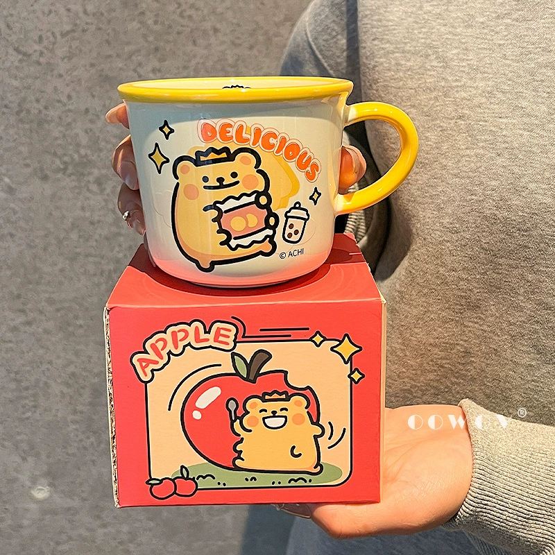 Хранение Bear insect mug керамическая чашка нового стиля для девочки с высокой ценой воды кружка молоко кофе подарок на день рождения