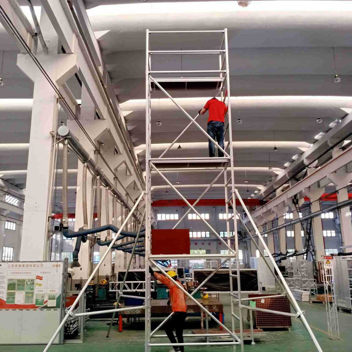 外贸品质款铝合金脚手架方案广州铝合金脚手架创意款一件起订脚手