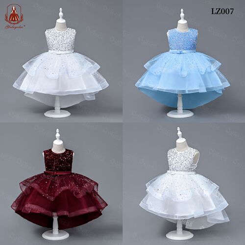 LADY SUMMER STYLISH NEW PRINCESS DRESS FOR CHILDREN 2024 CHILDREN'S COTTAGE DANCE PERFORMANCE DRESS AND EVENING GOWN