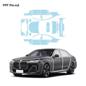22-26 BMW 7 Seriyası TPU Fərdi Kəsilmiş Çizilməyə Qarşı Boya Filmi
