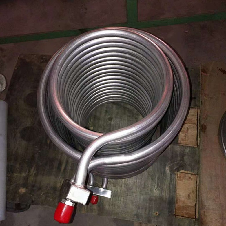 厂家供应自酿啤酒冷却盘管 304不锈钢管热交换盘管 不锈钢弯管