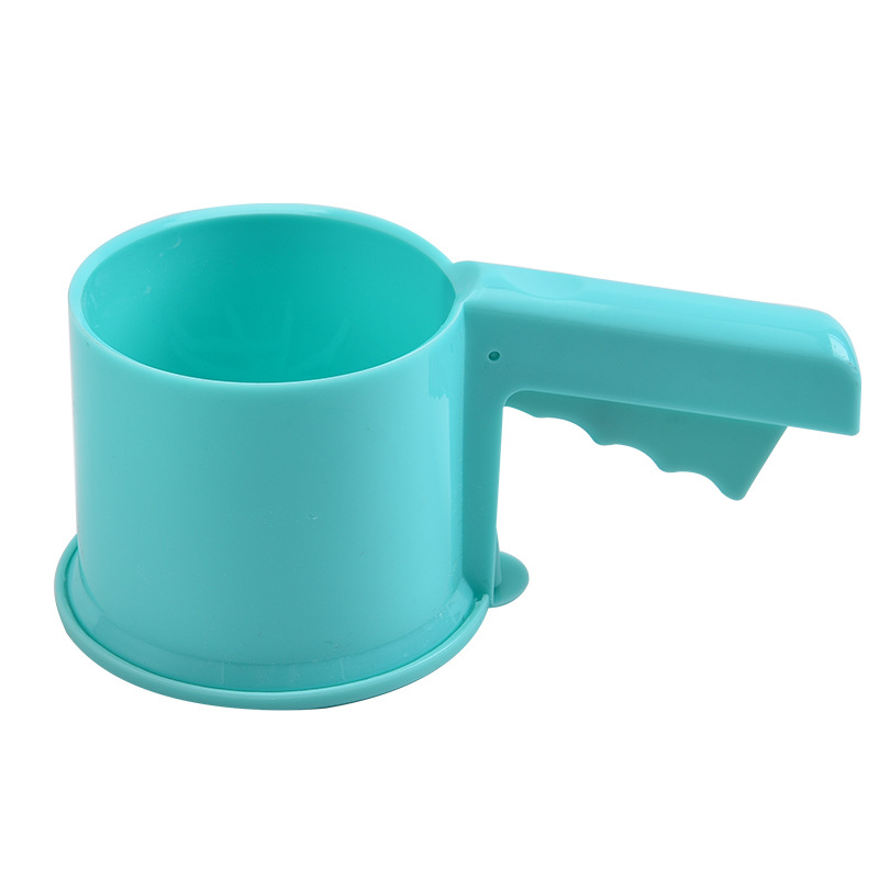 Factory direct sales semi-automatic flour sieve baking tools manual powder sieve household handheld flour sieve filter