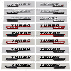 TURBO AMG 4MATIC+ Decal Sticker Suitable for Mercedes-Benz Models 2014-2016 Fender Sticker
