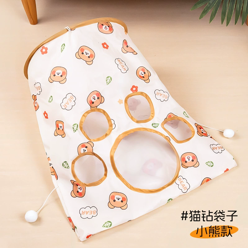 Кошачья игрушка, сумка для драки, самооблегчение и дразнение котов с выходом звука, интерактивный кошачий туннель, головоломка игрушка дракон