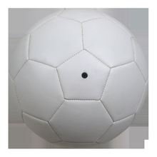 定制生產5號機縫TPU皮成人俱樂部球隊標禮品球簽名專用純白色足球