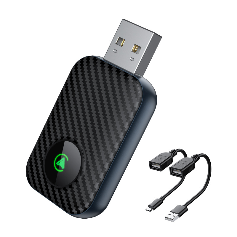 Cross-Border Carplay Wired to Wireless Box Android Auto Car-Machine Interconnection Box Carplay Adapter