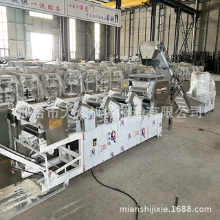 商用多功能压面机自动爬杆大型加工作坊挂面生产线全自动面条机