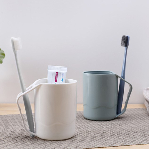 Toothbrushing cup, bathroom plastic cup, creative cute mouth cup, Japanese mouthwash cup, creative environmentally friendly couple wash cup