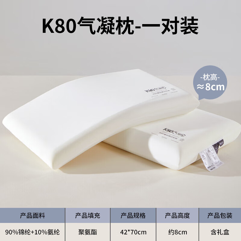 Almohada de espuma viscoelástica profundidad de sueño núcleo de almohada cervical protección del cuello almohada para dormir profundo par de hotel de rebote lento