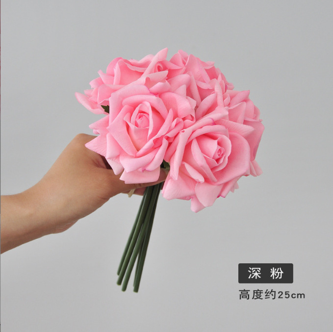 촉촉한 컬링 로즈 다크 핑크