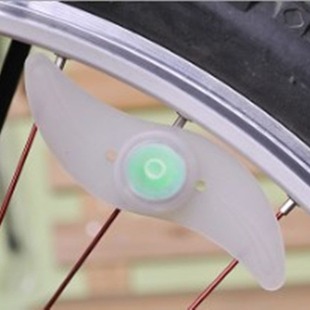 Bicycle lights night warning lights riding equipment Willow Hot Wheels mountain bike steel wire color spoke lights