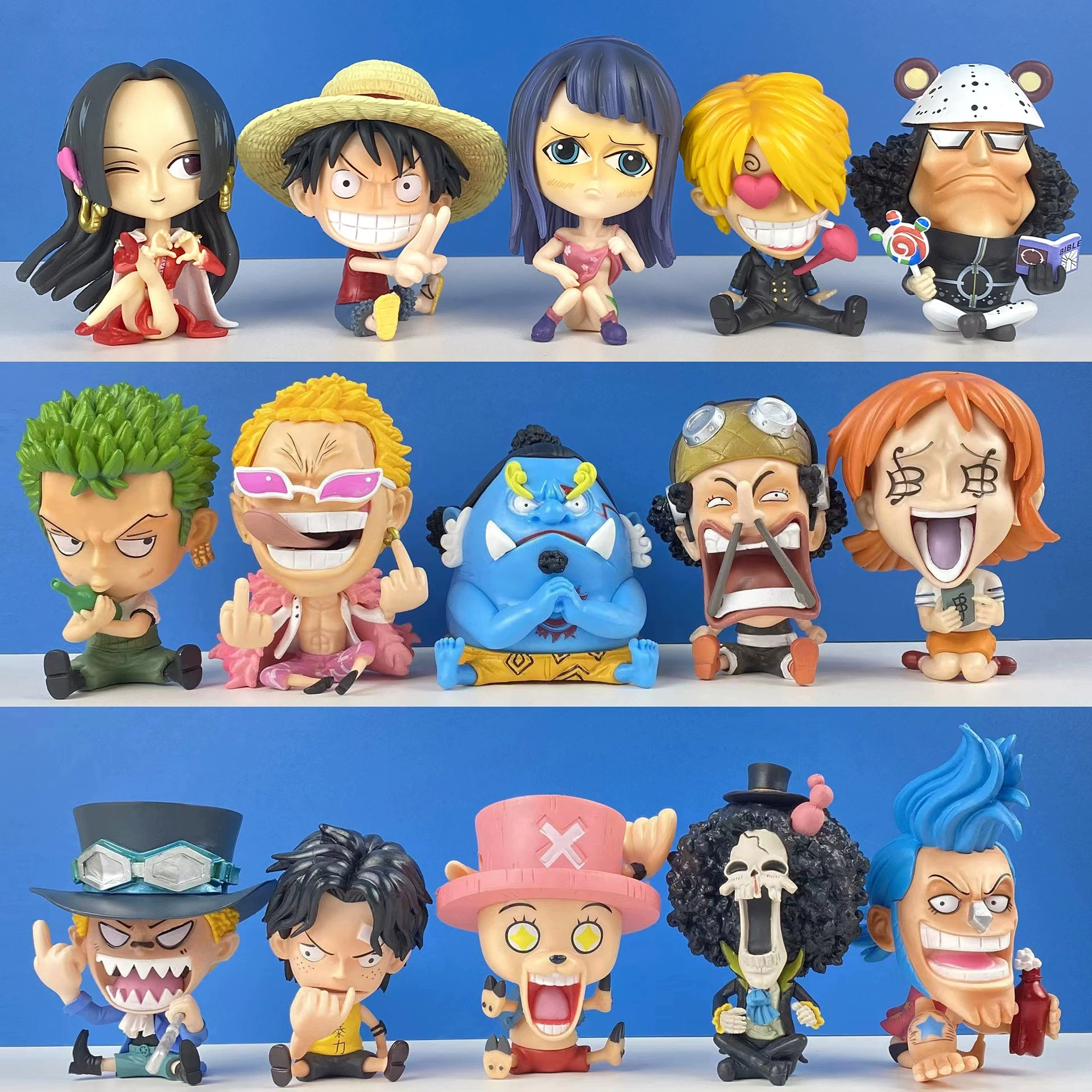 One Piece ручная фигурка Луффи, Сомона, Байи, император Сабаробин, Франсис, Кошис мотор