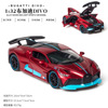 Warrior, supercar, alloy car, car model, toy with light music, scale 1:32