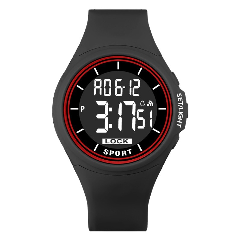 Nuevo simple estudiante deportes al aire libre multifuncional reloj despertador luminoso moda electrónica fábrica por mayor