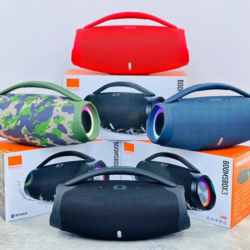外国貿易bluetoothスピーカー40w大戦神3led大音量BOOMSBOX3重サブウーファ屋外携帯携帯携帯|undefined
