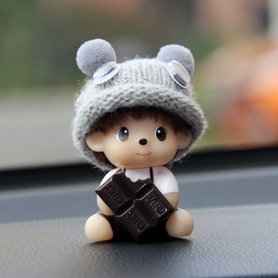 Car Accessories, Car ornaments - gray-hat-chocolate-free-traceless-sticker