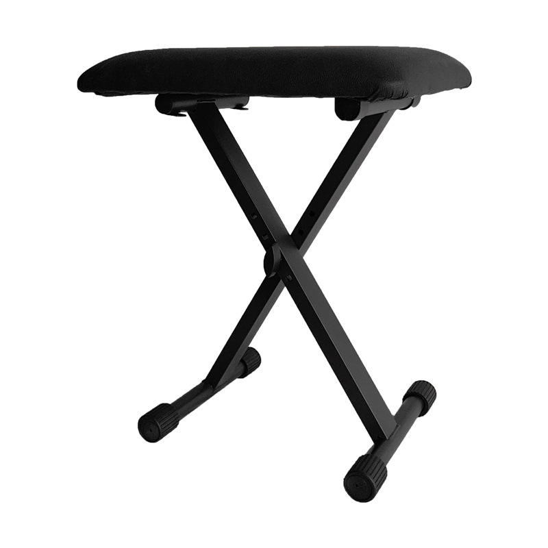 Taburete guzheng en forma de X, taburete plegable para piano, taburete para teclado electrónico, taburete de práctica simple universal de altura ajustable para una sola persona.