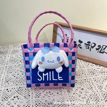 可爱玩偶编织包成品礼品袋手工伴手礼包diy工厂儿童smile女手提包