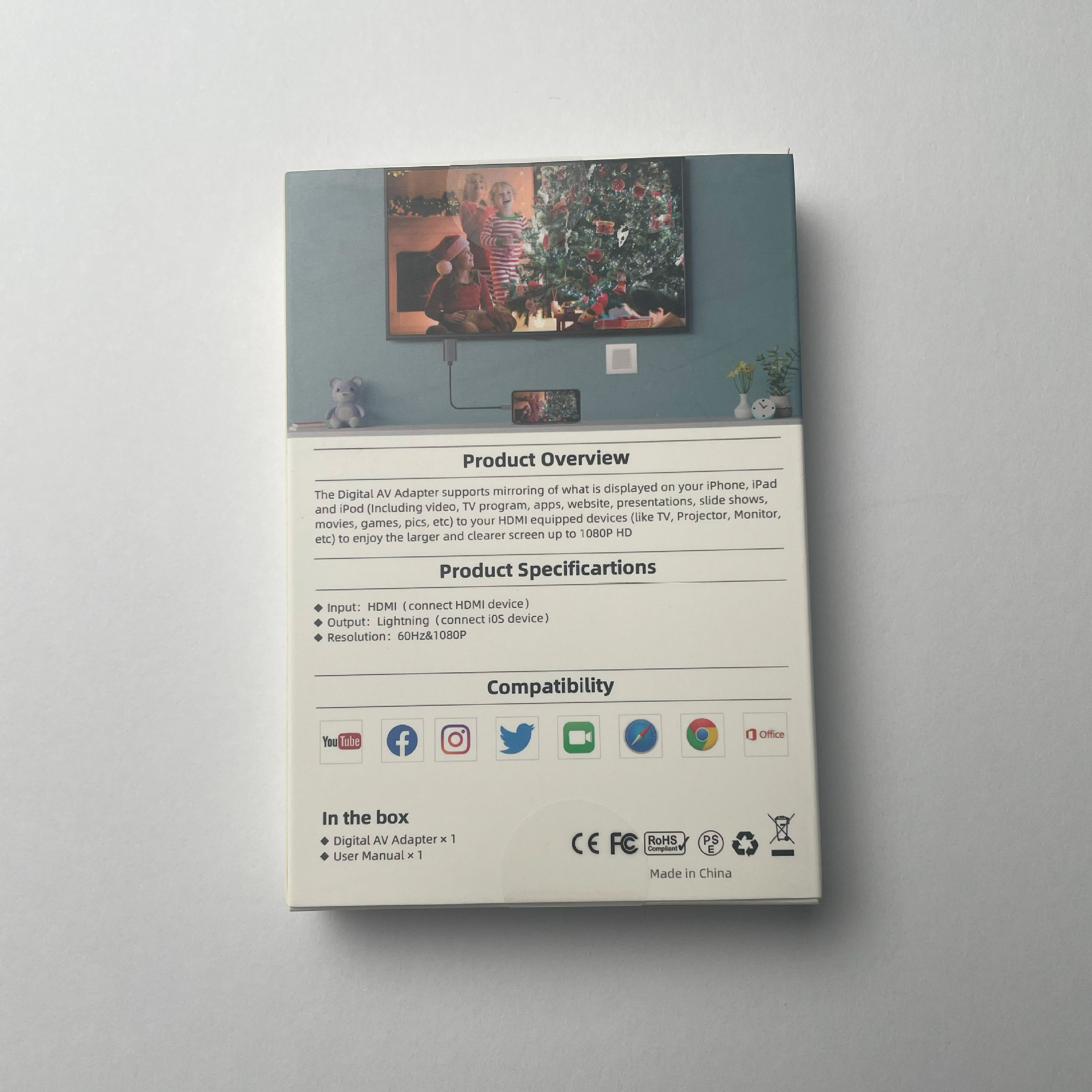 携帯電話用HDMIアダプター、スマホ画面投影ケーブル、Type-C to HDMI延長ケーブルの越境販売