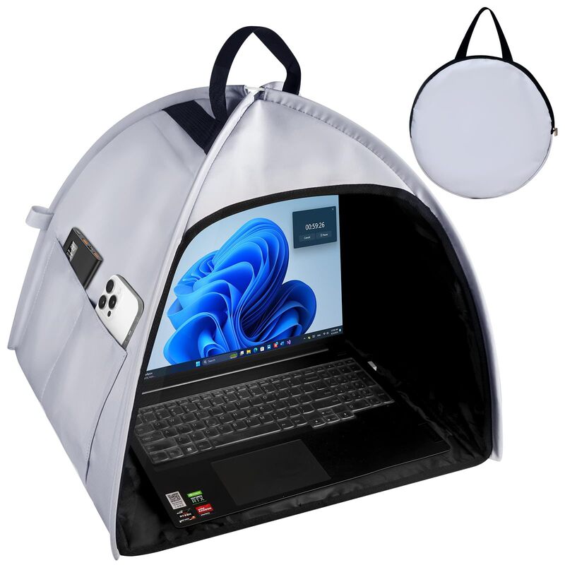 2026 Foldable Laptop Sunshade and Privacy Storage Bag Laptop Bag Privacy Shield