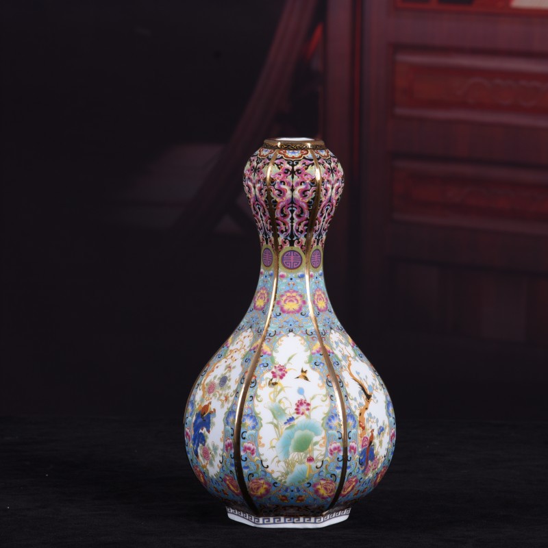 Jingdezhen vasos de cerámica, vasos de cerámica de patrón retro, artículos para el hogar, decoración, joyas, antigüedades, vasos de cerámica de cerámica de estilo antiguo