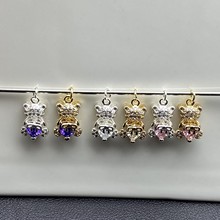 ��ɫ14K������ʯС�ܵ������׸����Ƭˮ��diy��朴���ɢ�����