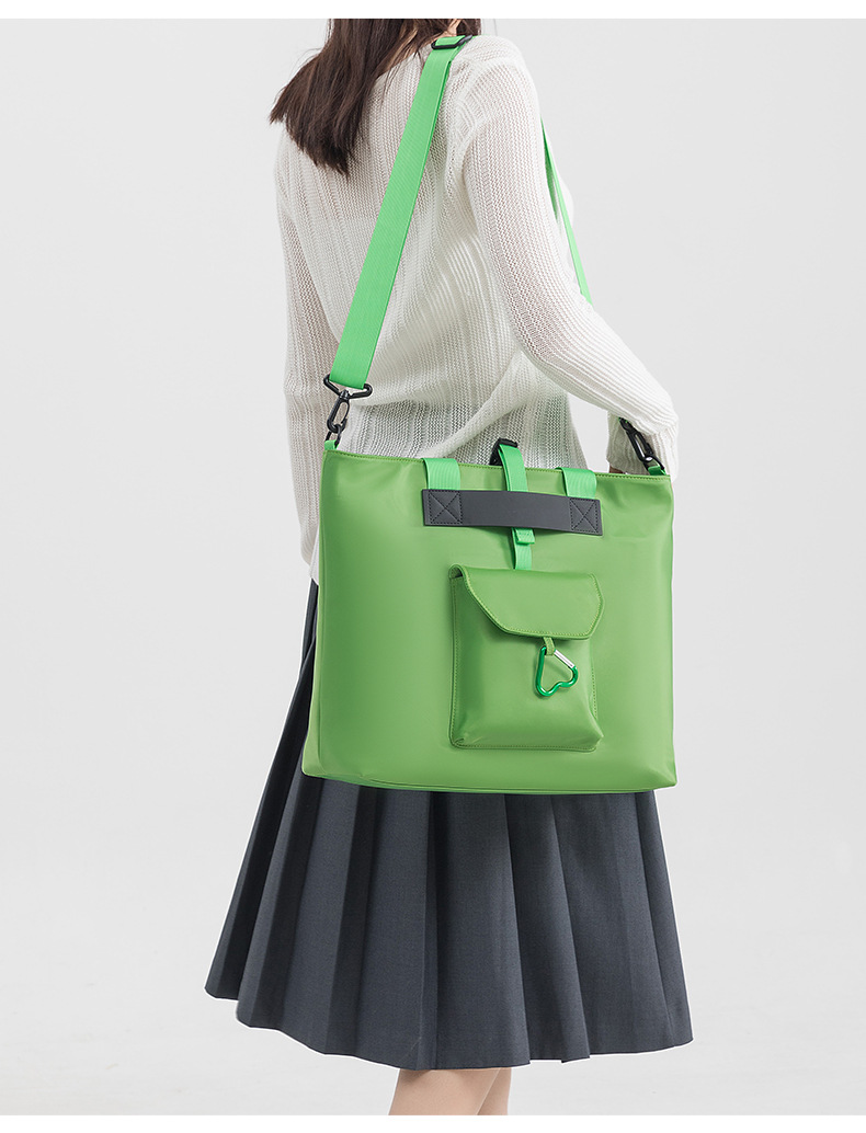 Women's Tote Bag Crossbody Solid Colour Versatile Trendy Casual Handbag_voghion.com