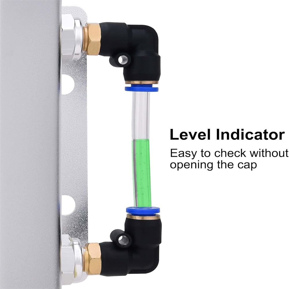 Ebay Amazon Hot Selling Car Modification Accessories Square Type Breathable Oil Pot Modification 1L 2L Fuel Tank Universal Car