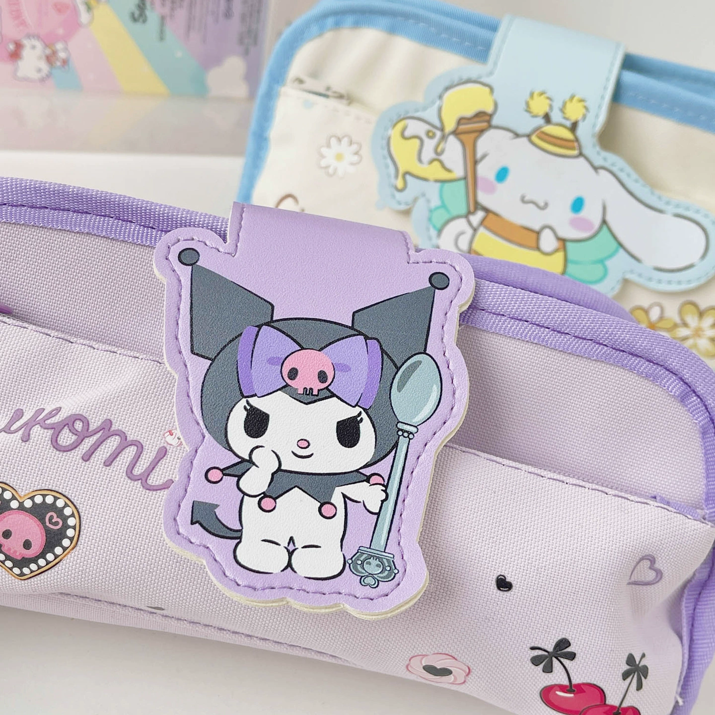 Sanrio Hello Kitty, оригинальная мультяшная косметичка-органайзер