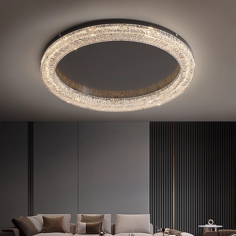 Italia minimalista lámpara de dormitorio lujoso alto sentido de cobre moderno simple 2025 nueva lámpara de dormitorio principal lámpara de techo