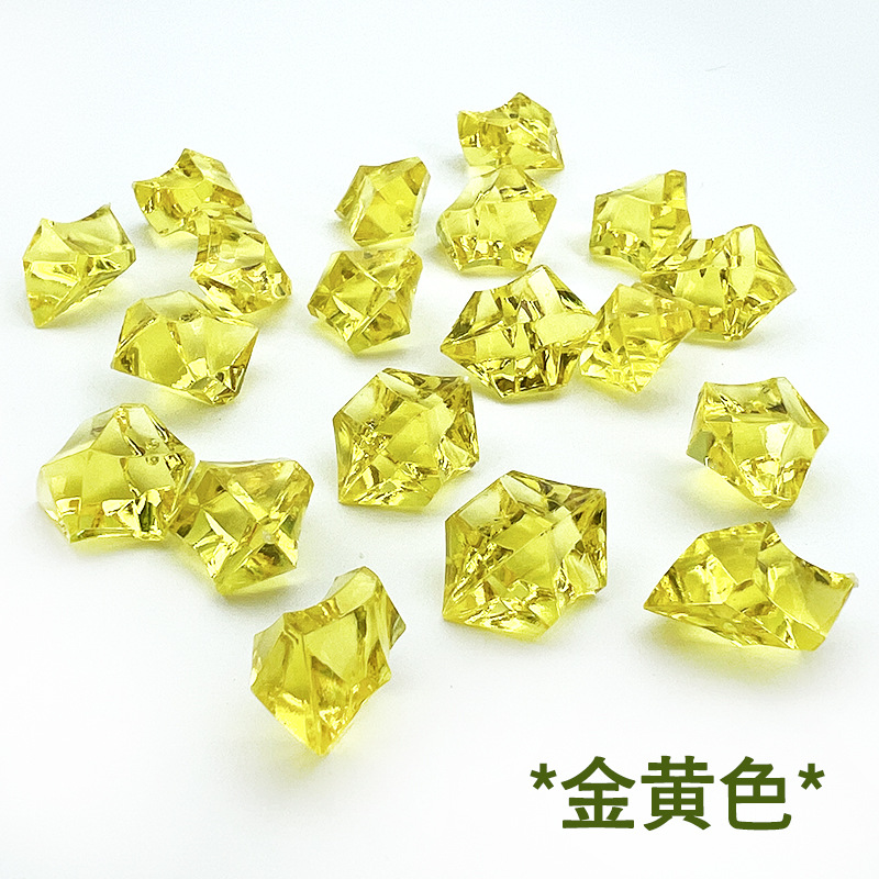 Colorido Cristal de los niños de la gema artificial del tanque de peces de plástico acrílico juguete patio etapa de vestir