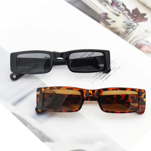 22-Piece Small Frame Square Sunglasses for Women, Western and Eastern Fashion Trendy Aviator Sunglasses for Men, Instagram Style Personality Retro Sunglasses, Wholesale