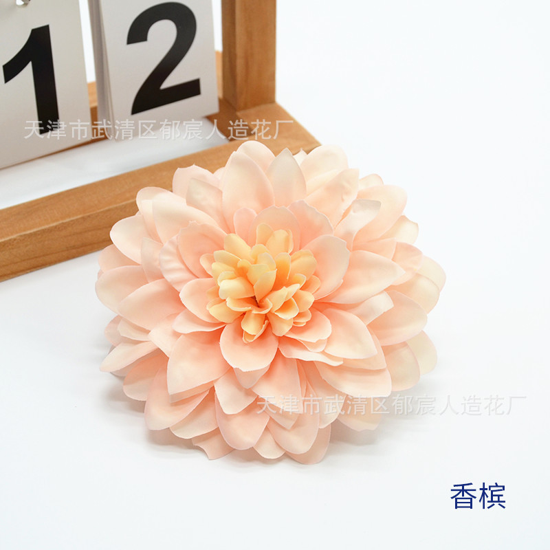 Pintura al óleo de flores de crisantemo simulación de flores de crisantemo de crisantemo DiDi sombrero sombrero de sol decoración flor caja de flores image 8