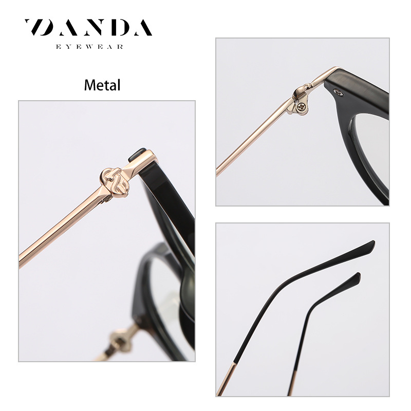 El comercio exterior transfronterizo ojo de gato gafas lisas gafas de luz anti-azul de las mujeres TR2335 ultra ligero gafas de moda marco puede ser equipado con miopía