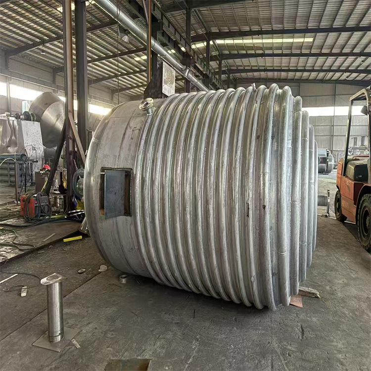 出售二手304不锈钢反应釜 化工制药食品蒸汽电加热搅拌反应釜